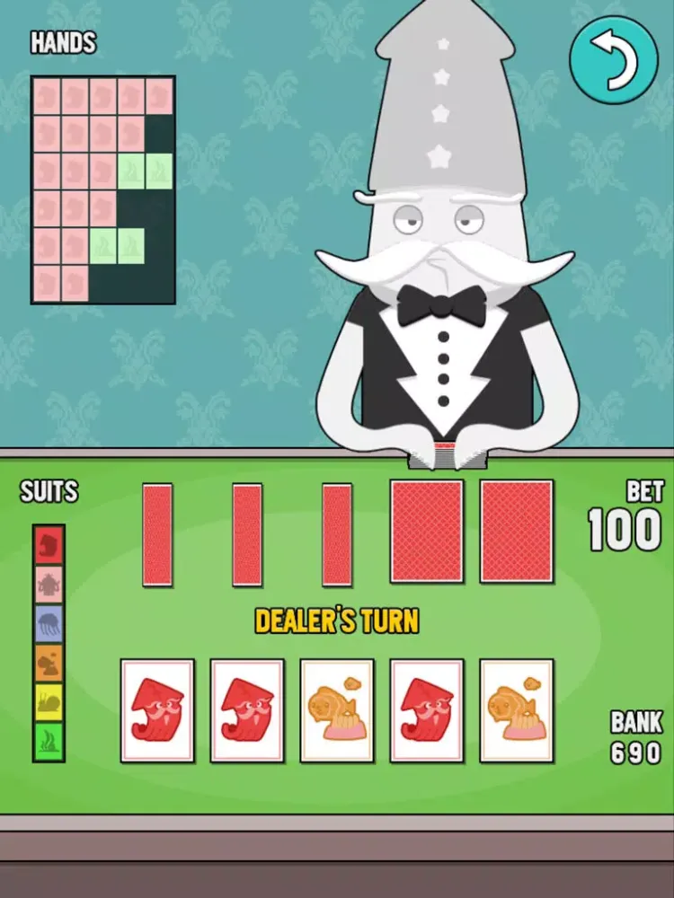 Zrzuty ekranu Squid Poker Deluxe iPad 