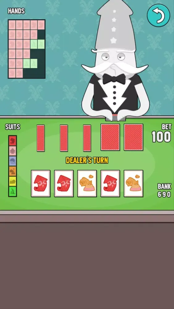 Zrzuty ekranu Squid Poker Deluxe