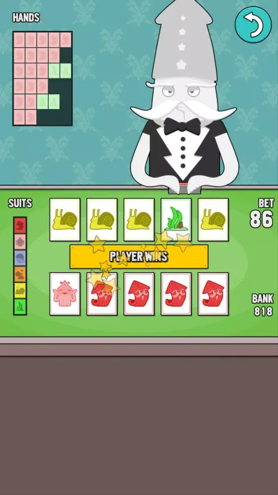 Zrzuty ekranu Squid Poker Deluxe