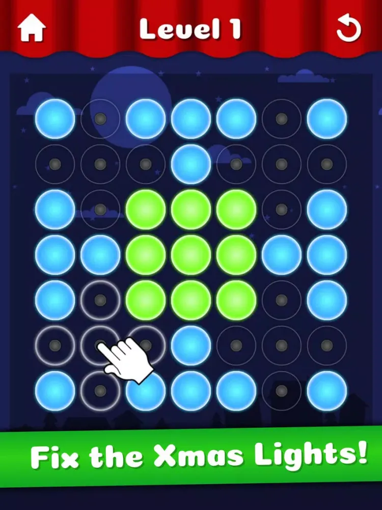 Xmas Lights - Fix 'Em Up! iPad  스크린샷