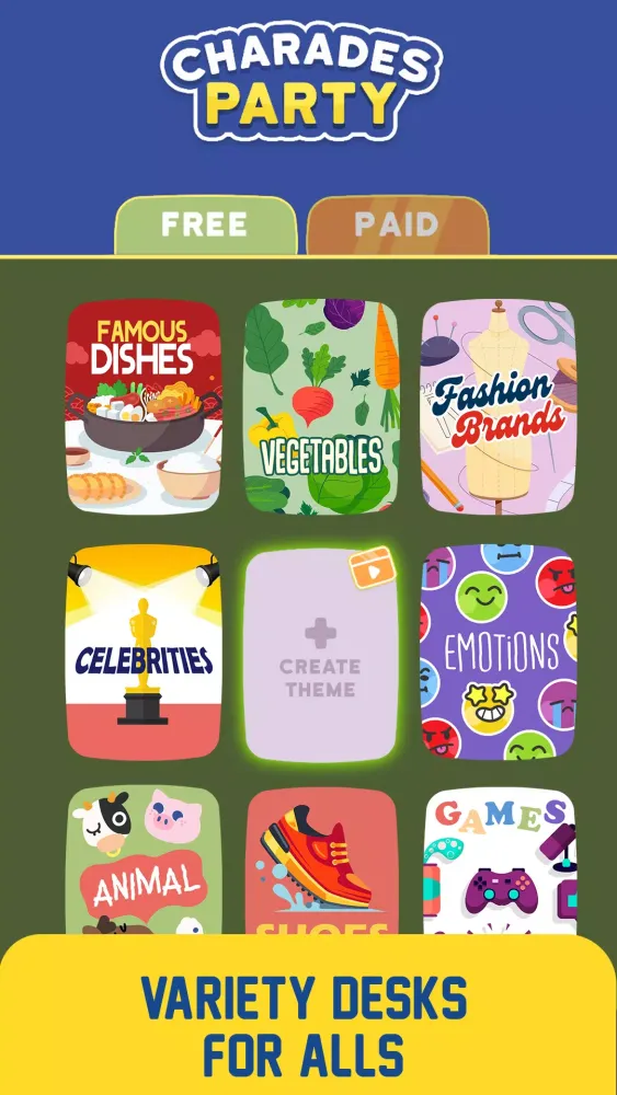 Charades Heads Up Game Screenshots