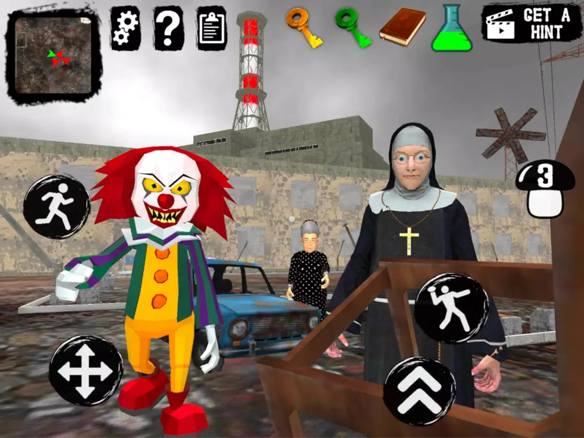Chernobyl Neighbor. Clown Gang iPad 应用截图