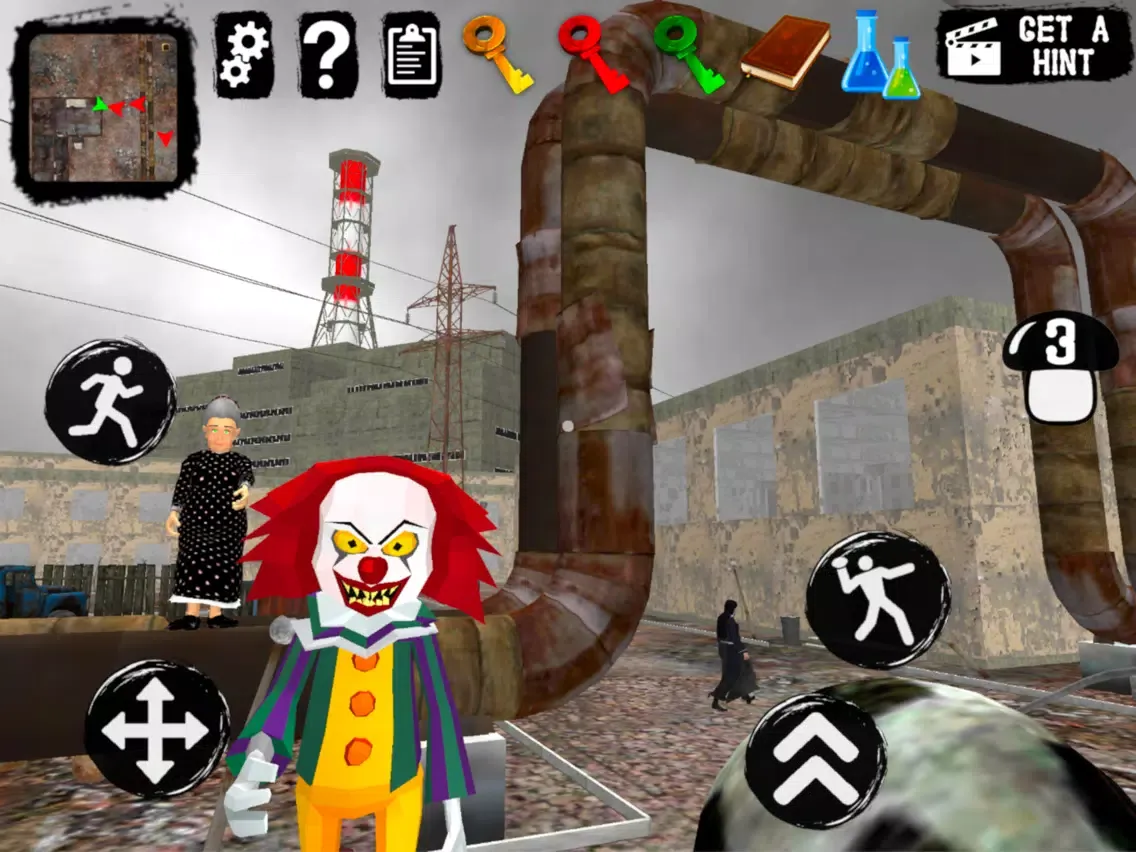 Chernobyl Neighbor. Clown Gang iPad 应用截图