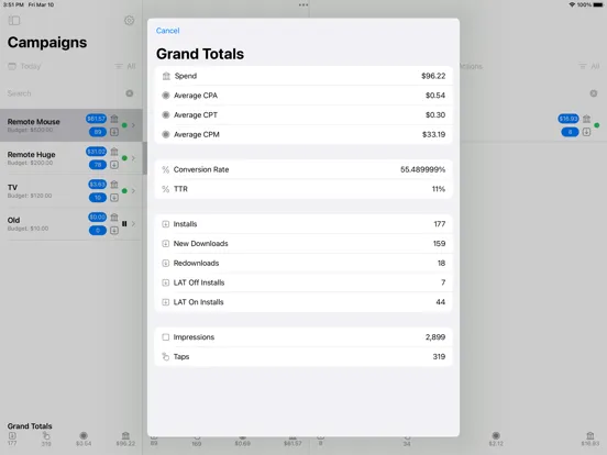 Tangkapan skrin Monitor and Manage Search Ads iPad 