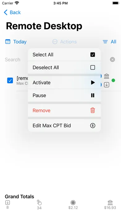 Tangkapan skrin Monitor and Manage Search Ads