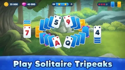 Zrzuty ekranu Solitaire Adventures Tripeaks