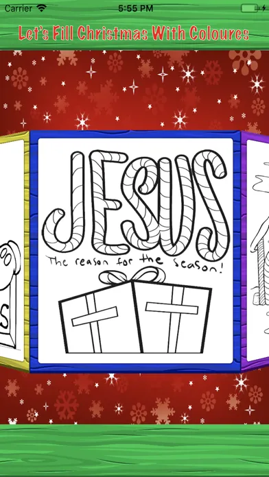 Capturas de pantalla de Christmas Colouring Page Book