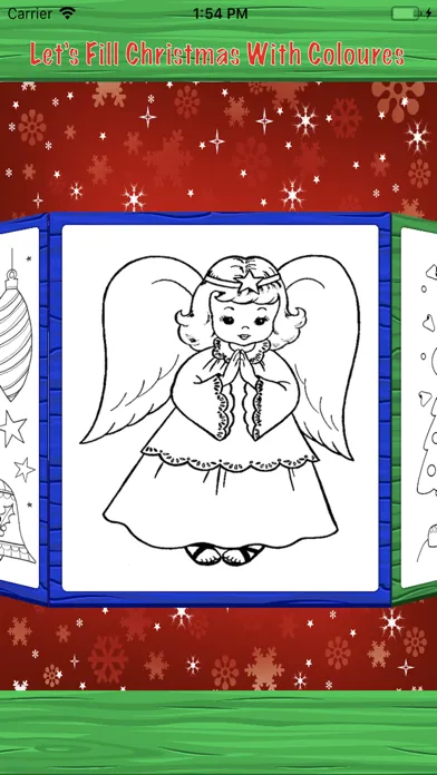 Capturas de pantalla de Christmas Colouring Page Book