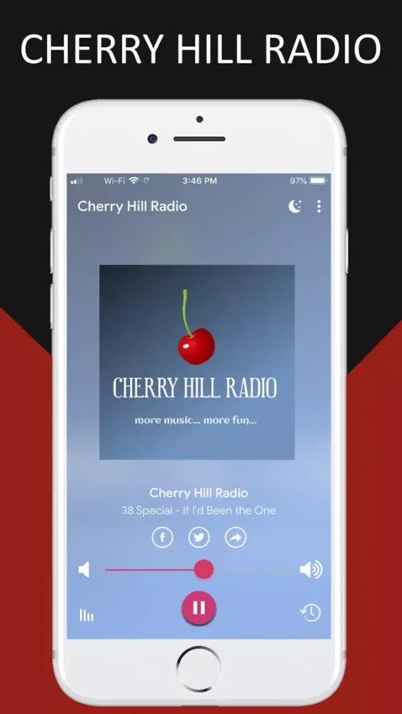 Capturas de tela do Cherry Hill Radio