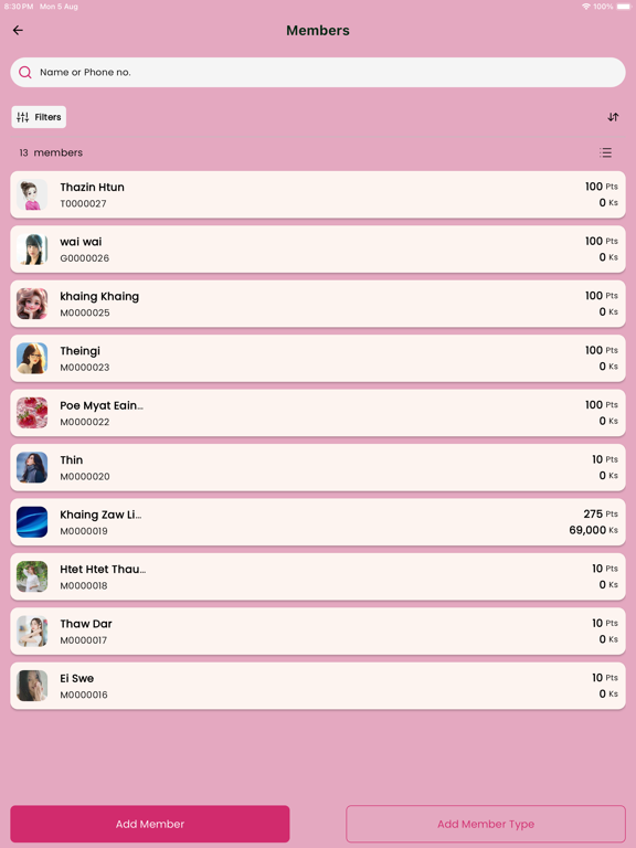 Screenshot di Star K Merchant iPad 