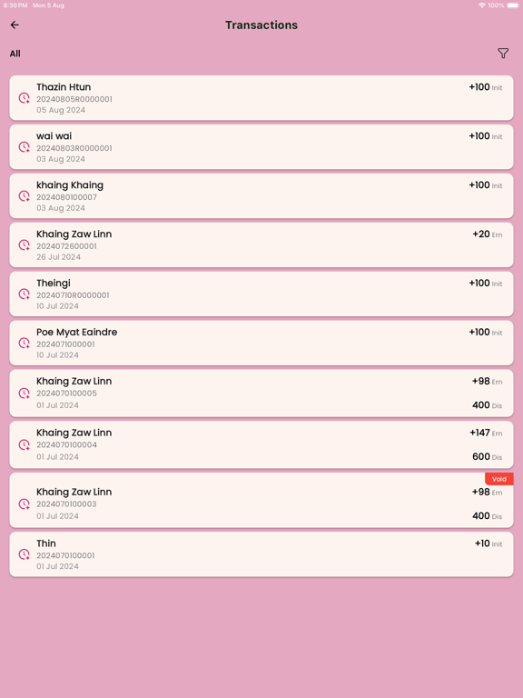 Screenshot di Star K Merchant iPad 