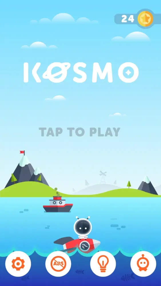 Capturas de tela do Kosmo