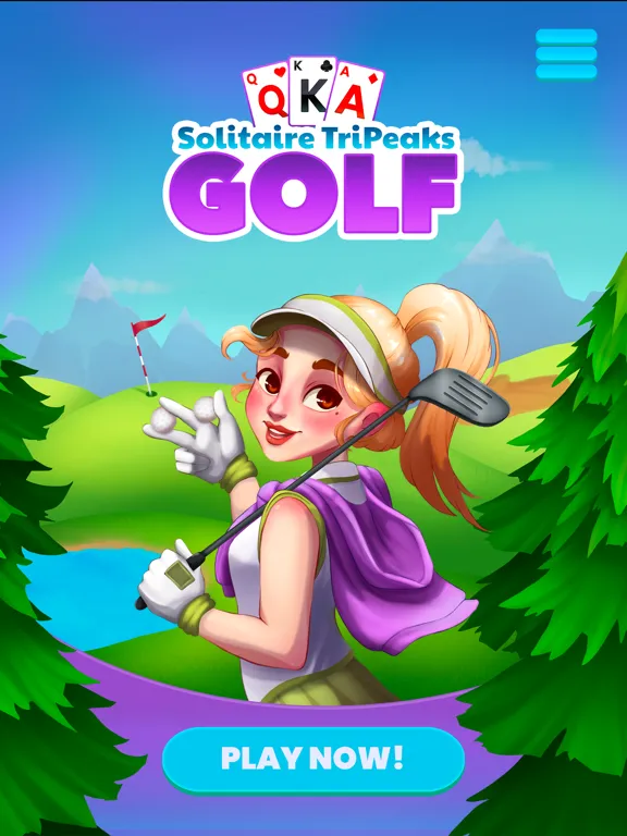 Captures d'écran de Golf Solitaire TriPeaks Cards! iPad 