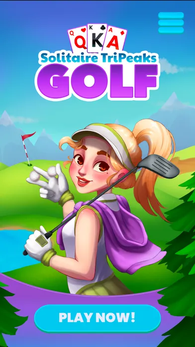 Captures d'écran de Golf Solitaire TriPeaks Cards!