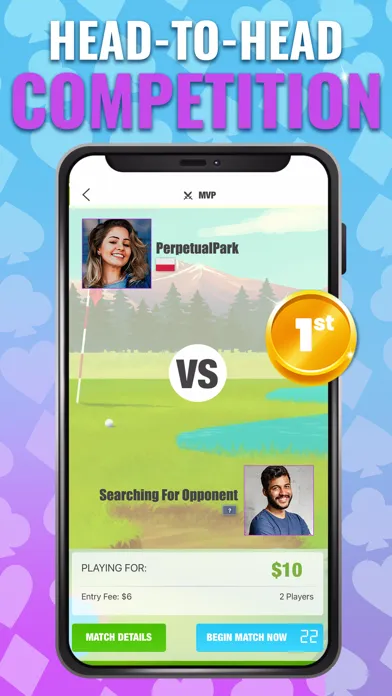 Captures d'écran de Golf Solitaire TriPeaks Cards!