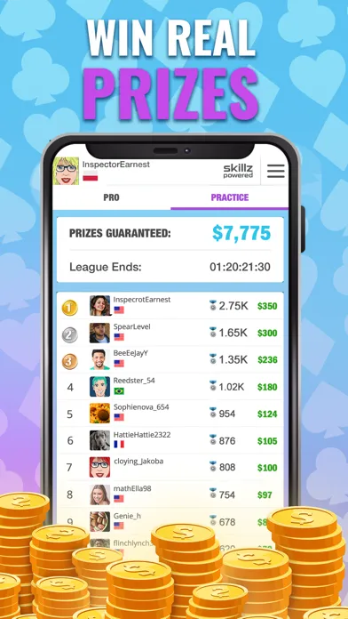 Captures d'écran de Golf Solitaire TriPeaks Cards!