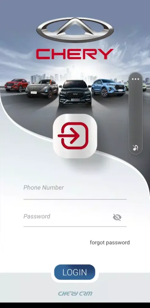 Zrzuty ekranu Chery CRM