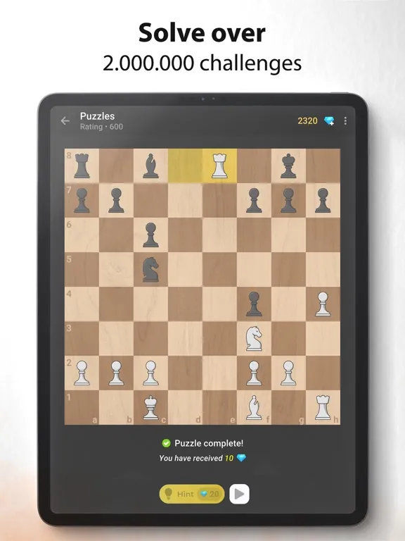 ภาพหน้าจอของ Chess -  Classic Puzzle Game iPad 