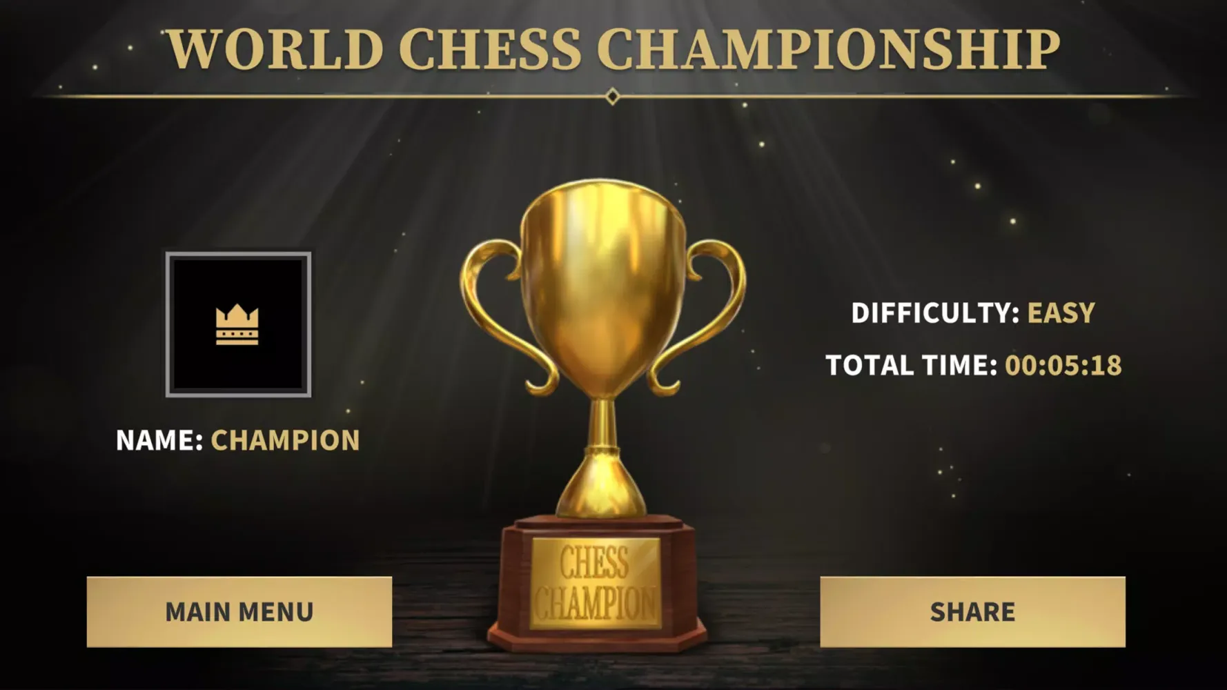 Champion Chess स्क्रीनशॉट
