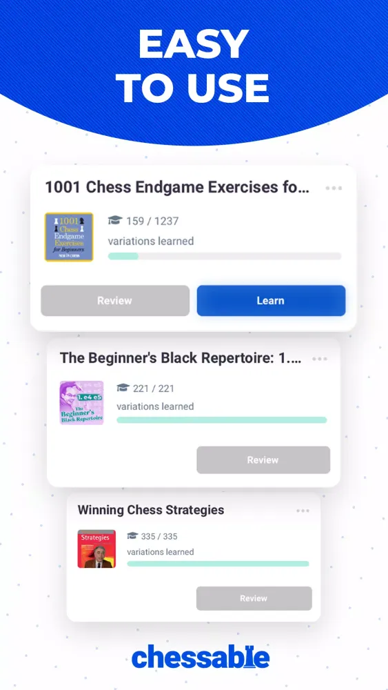 Zrzuty ekranu Chessable