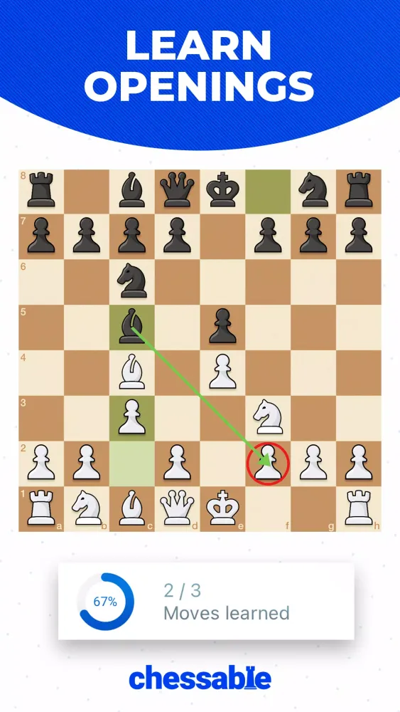 Zrzuty ekranu Chessable