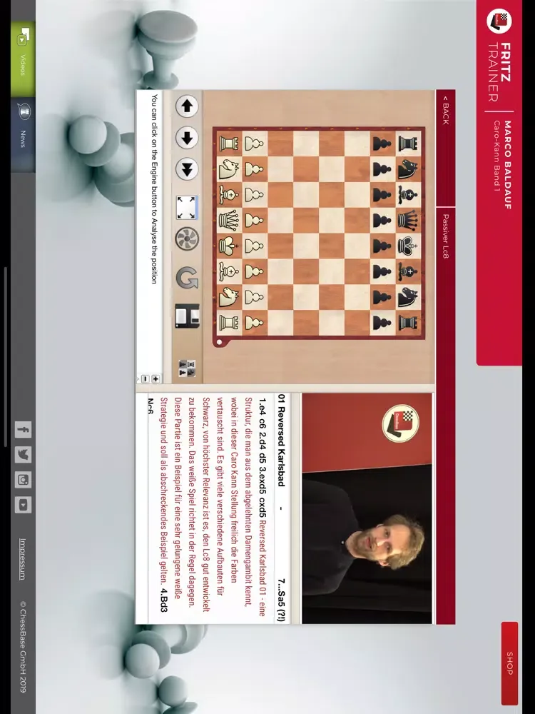 Caro-Kann 1, Marco Baldauf iPad 应用截图