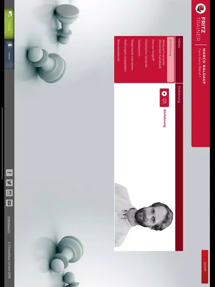Caro-Kann 1, Marco Baldauf iPad 应用截图