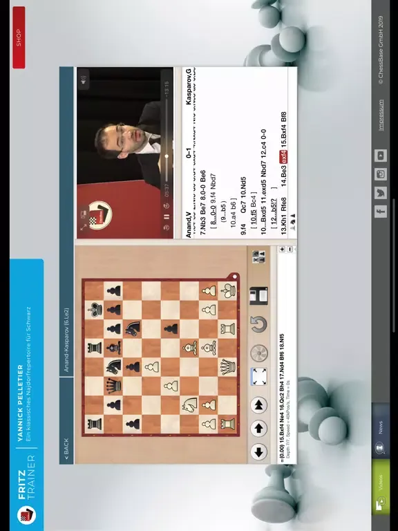 Скриншоты Klassisches Najdorfrepertoire iPad 
