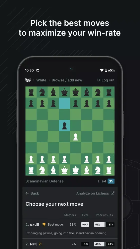 Скриншоты Chessbook