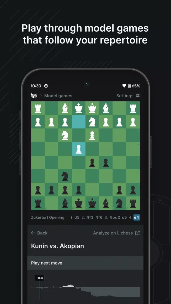 Скриншоты Chessbook
