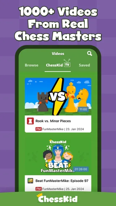 Capturas de tela do Chess for Kids - Play & Learn