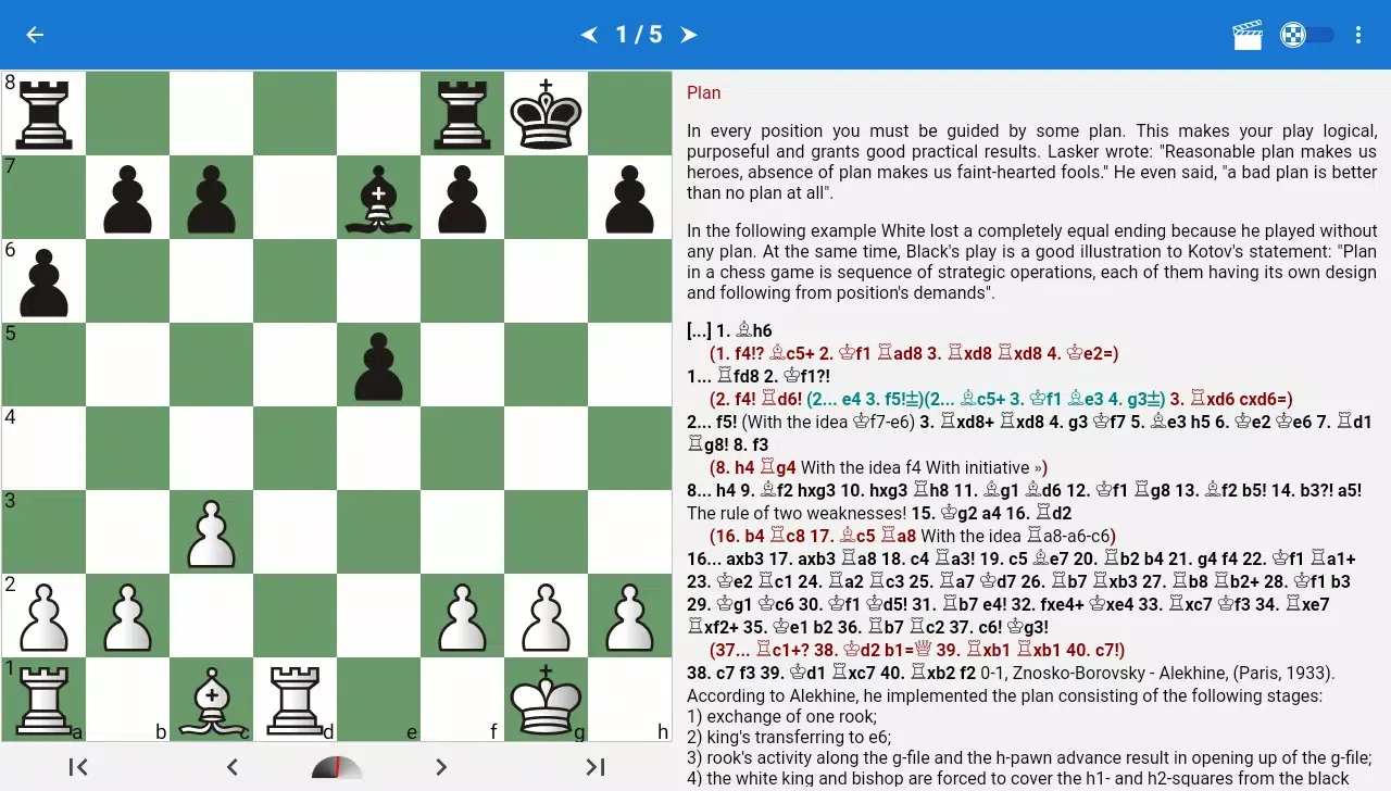 Tangkapan skrin Chess Strategy (1800-2400)