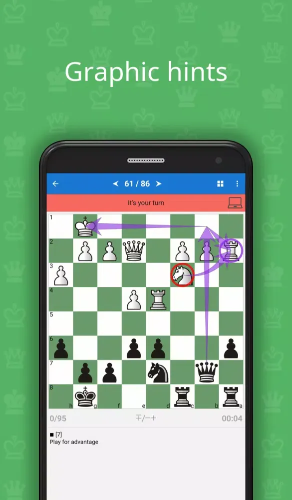 Tangkapan layar Elementary Chess Tactics 2