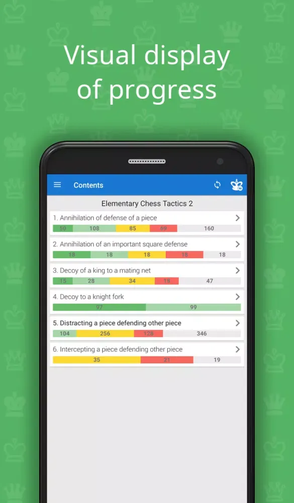 Tangkapan layar Elementary Chess Tactics 2