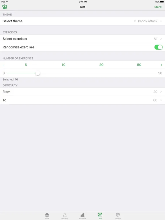 Ảnh chụp màn hình của Chess Tactics. Caro-Kann Def. iPad 