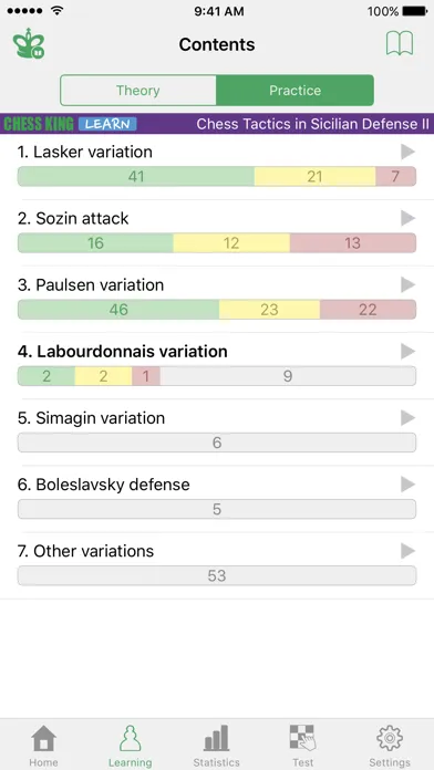Chess Tactics. Sicilian Def. 2 스크린샷