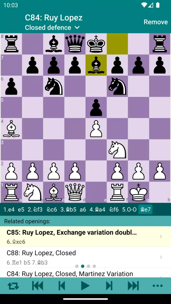 Скриншоты Chess Opener Lite