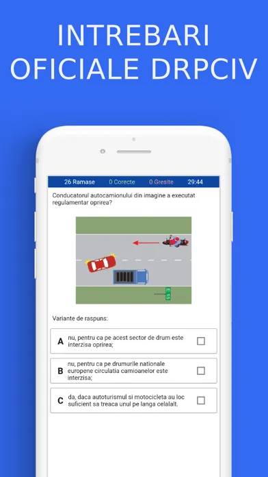 Скриншоты Chestionare auto categoria C E