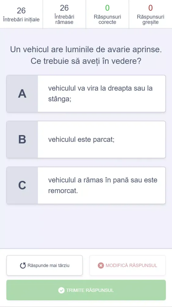 Chestionare Auto DRPCIV Screenshots