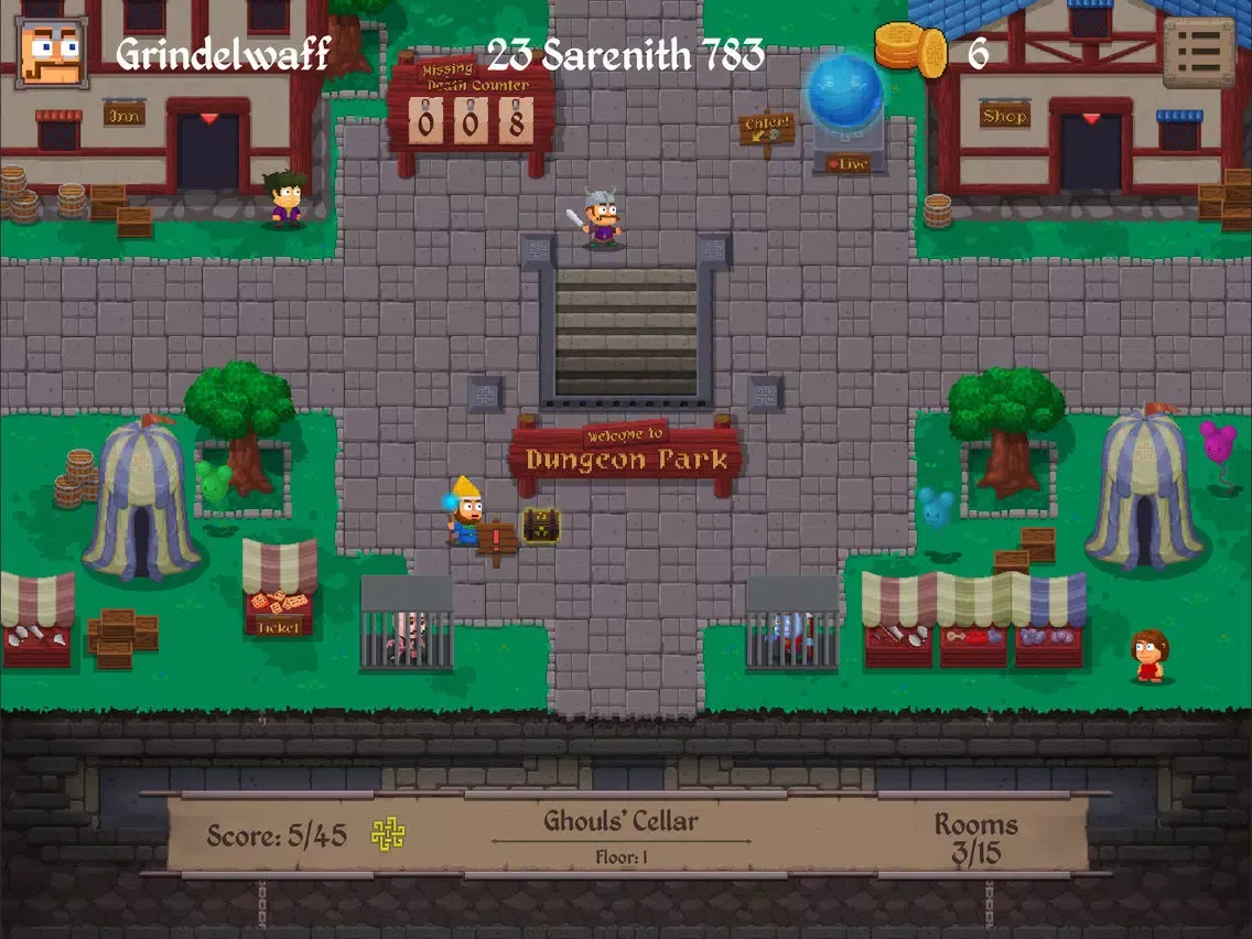 Dungeon Park Heroes iPad  Screenshots