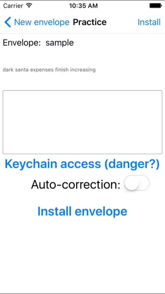 Strong passphrase experiment স্ক্রিনশট