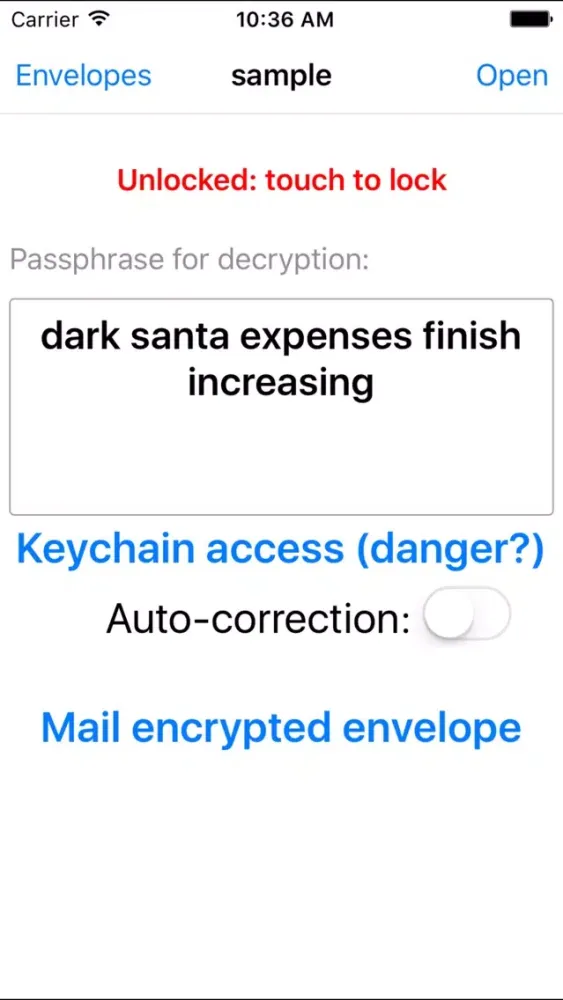 Strong passphrase experiment স্ক্রিনশট