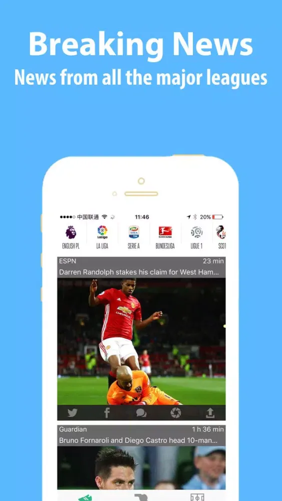 ภาพหน้าจอของ Football Bee - League Team Lineup News Live Scores