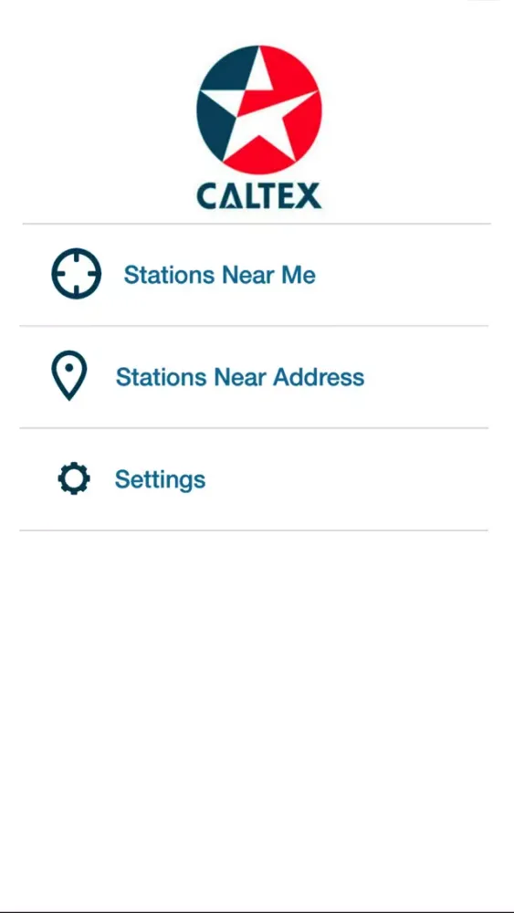 Captures d'écran de Caltex Station Locator