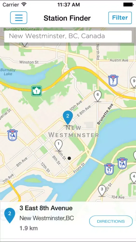 Capturas de tela do Techron2Go Canada