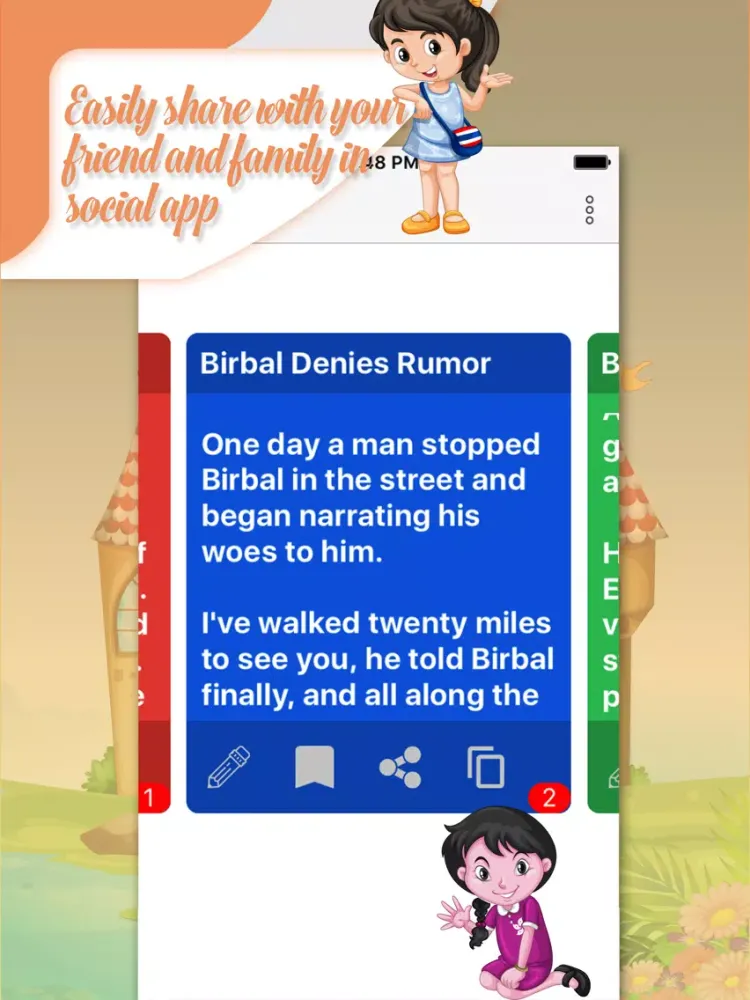 Bolo - Learn Short stories iPad  سکرین شاٹس