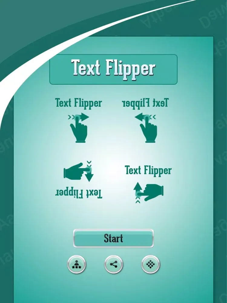 Text Flipper - Happy Messaging iPad 应用截图