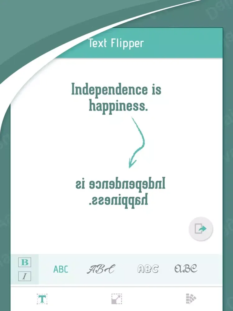 Text Flipper - Happy Messaging iPad 应用截图