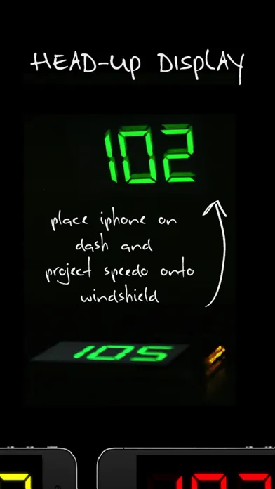 Captures d'écran de SpeedGlow Speedometer - Gesture Controlled Speedo