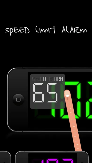Captures d'écran de SpeedGlow Speedometer - Gesture Controlled Speedo